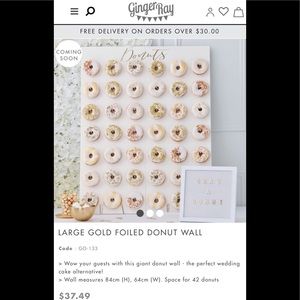 Beautiful Brand New DONUT WALL Great for any PARTY 🎉 🎈🍩♥️